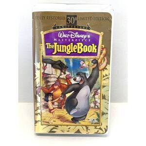 The Jungle Book (VHS, 1997, 30th Ann Lim Ed) Jungle Book 2 Balloo Plush NWT